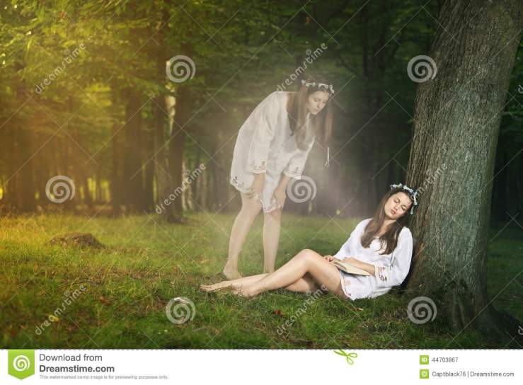 beautiful-girl-astral-projection-looks-herself-sleeping-mystical-weird-concept-44703867